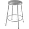 Global Industrial 24H Vinyl Padded Stool, Gray, Armless, Backless, 2PK B2222429 - alternate 1